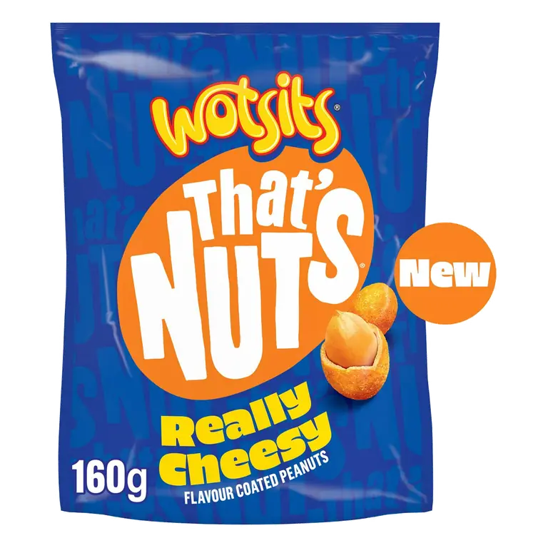 Wotsits Really Cheesy Sharing Coated Peanuts 160g
