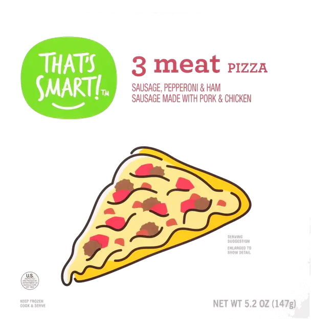 That's Smart 3 Meat Pizza - Sausage, Pepperoni & Ham