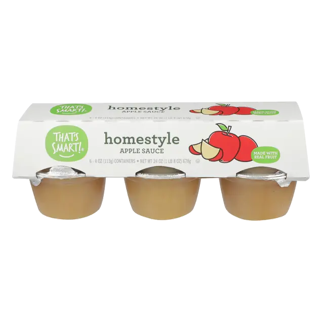 That's Smart! Homestyle Apple Sauce 6-4 oz Containers