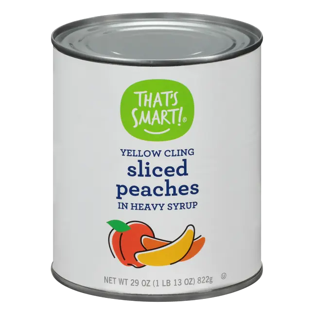 That's Smart! Yellow Cling Sliced Peaches in Heavy Syrup 29 oz