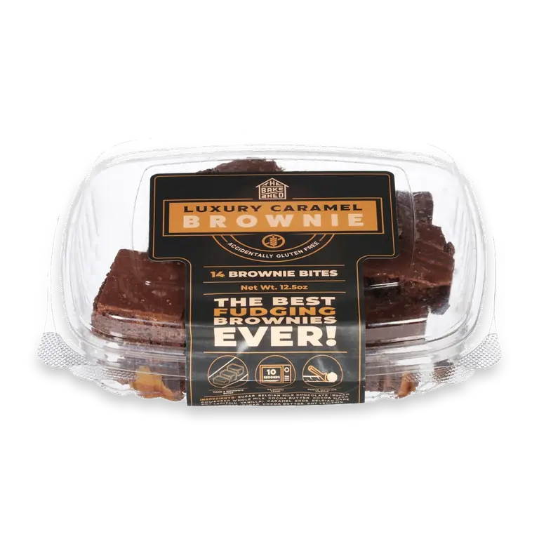 Luxury Caramel Brownie Bites