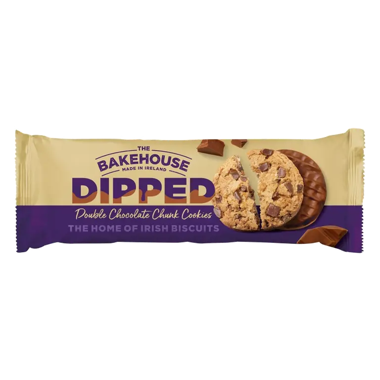 Dipped Double Choc Cookies