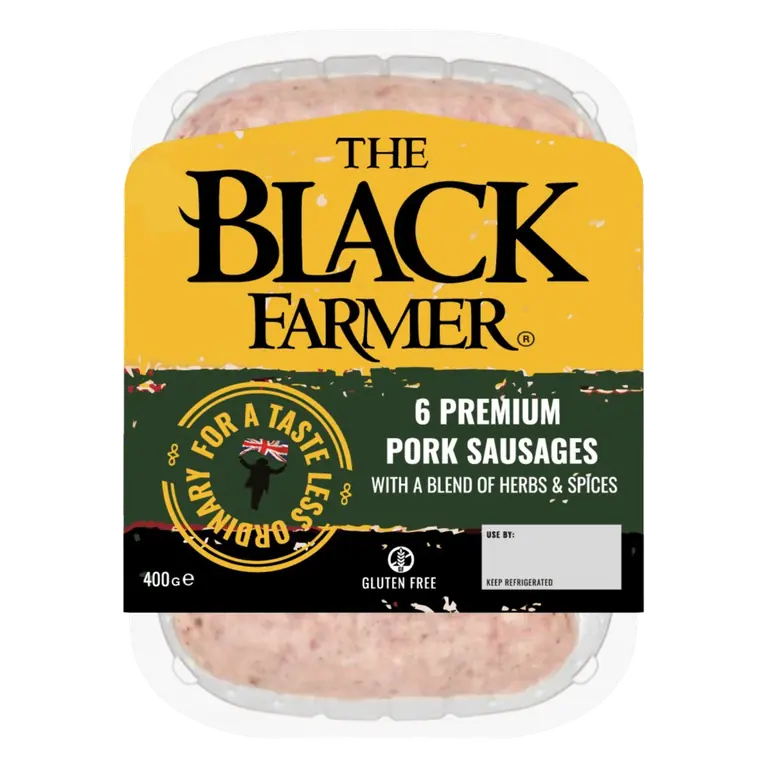 6 Premium Pork Sausages 400g