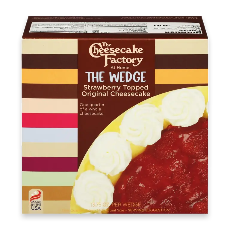 At Home The Wedge Strawberry Topped Original Cheesecake