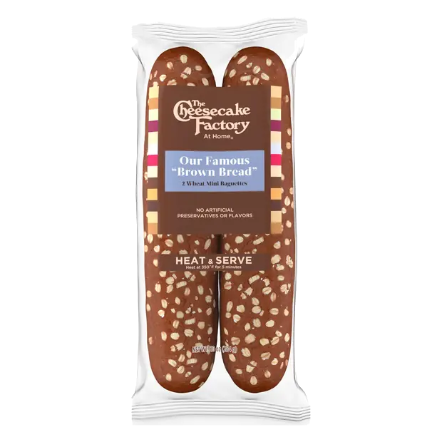 Brown Bread Wheat Mini Baguettes - 2 ct