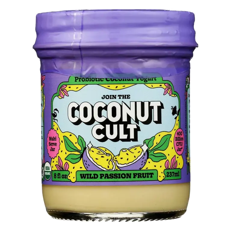 Coconut Cult Wild Passionfruit Probiotic Yogurt, 8oz