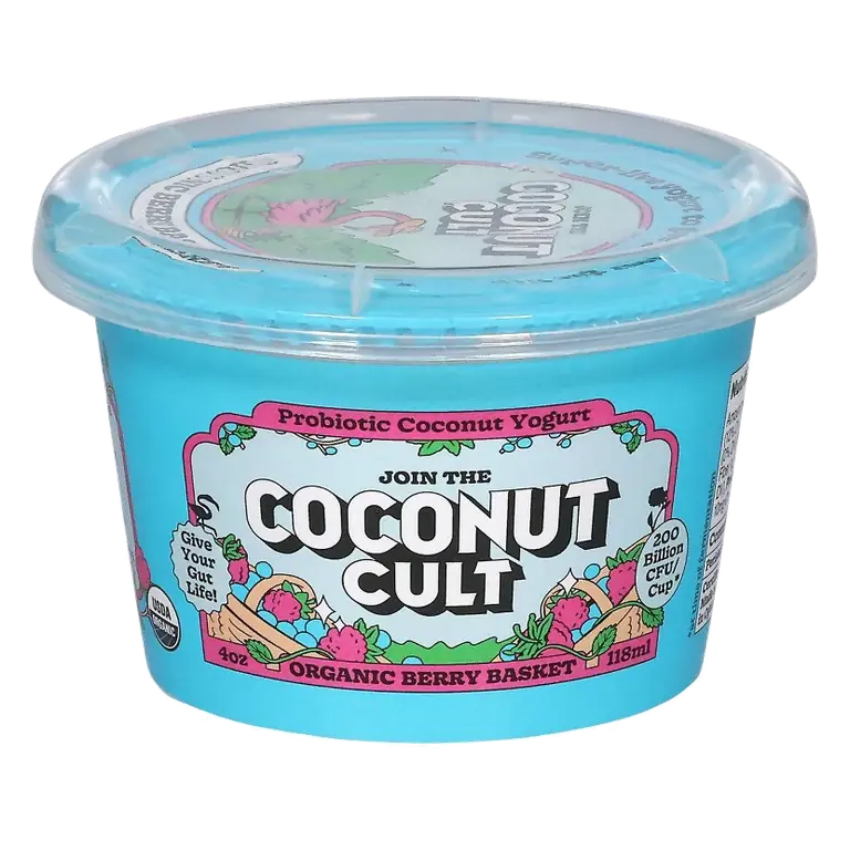 The Coconut Cult Organic Berry Basket Coconut Yogurt, 4oz