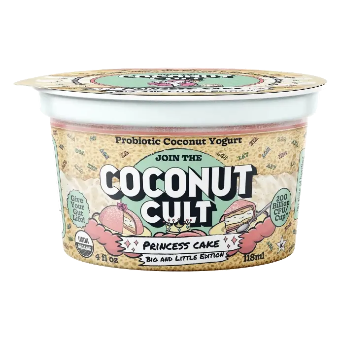 The Coconut Cult Organic Princess Cake Coconut Yogurt, 4oz