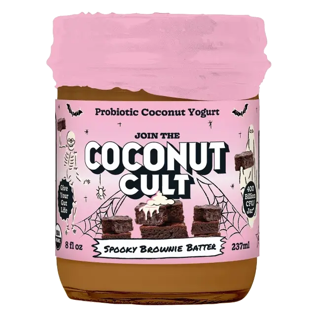 The Coconut Cult Spooky Brownie Batter, 8oz Jar