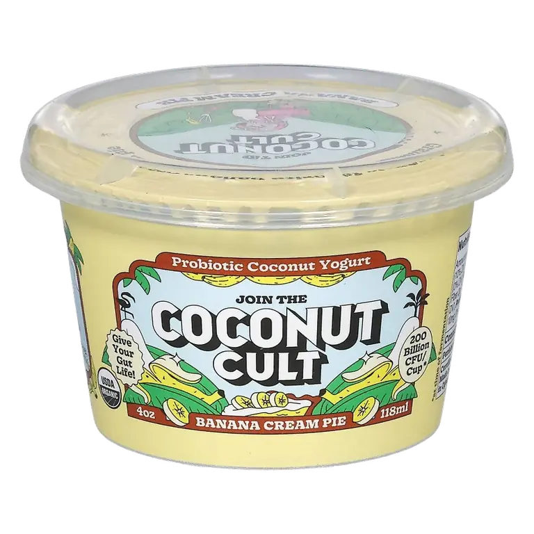 The Coconut Cult Organic Banana Cream Pie Coconut Yogurt, 4oz
