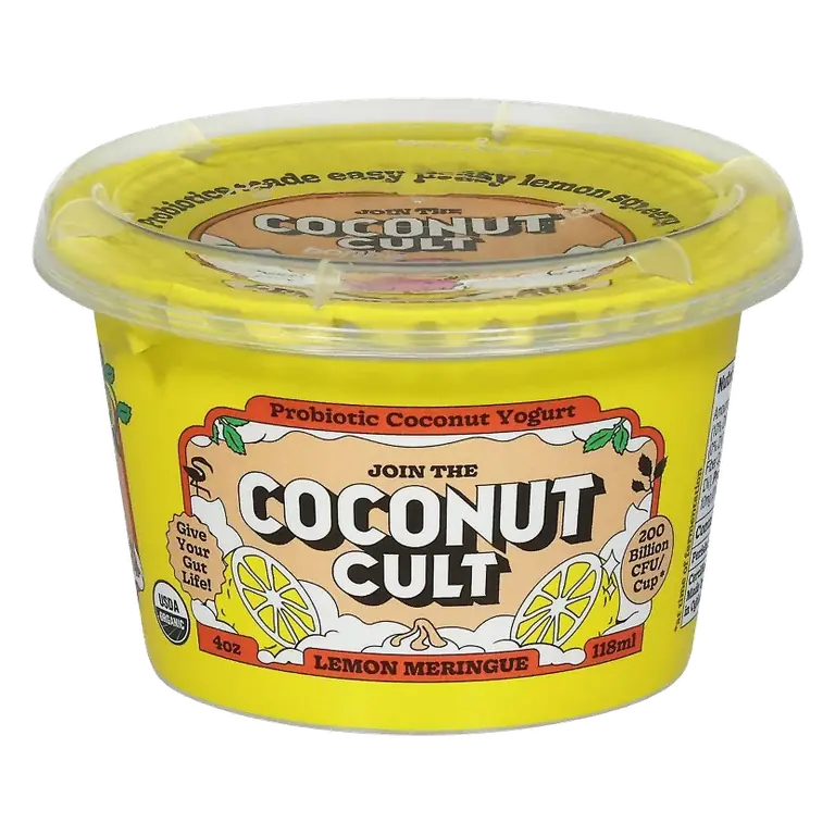 The Coconut Cult Organic Lemon Meringue Coconut Yogurt, 4oz
