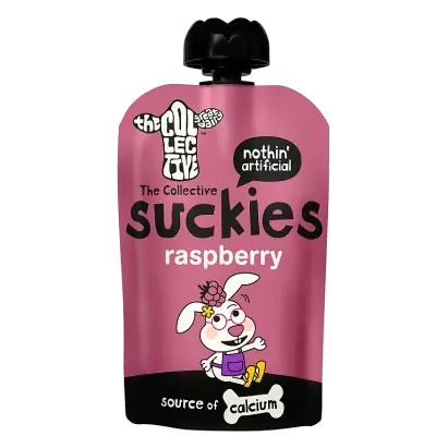 The Collective Raspberry Suckies Kids Yogurts
