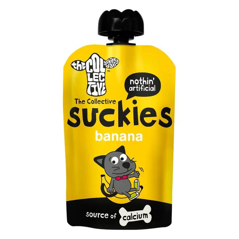 Suckies Banana Kids Yoghurt Pouch