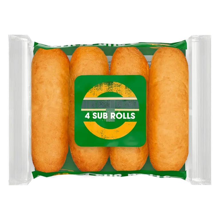The Daily Bakery 4 Sub Rolls