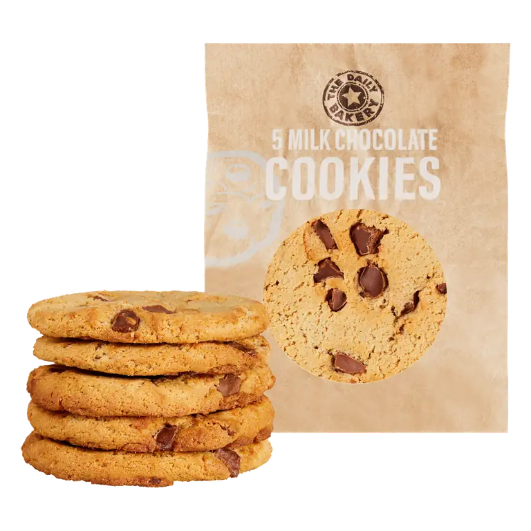 The Daily Bakery 5pk Milk Chocolate Cookies