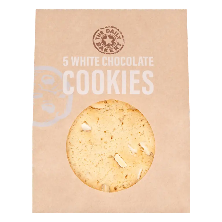The Daily Bakery 5pk White Chocolate Cookies