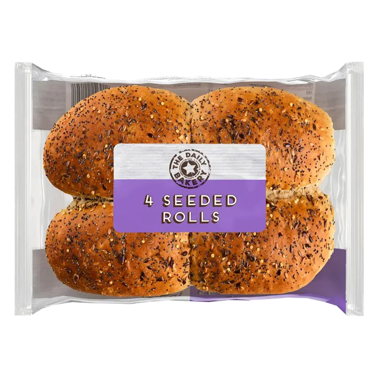 Iceland The Daily Bakery 4 Seeded Rolls