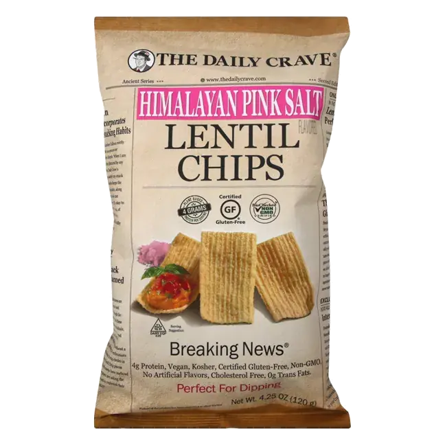 Himalayan Pink Salt Lentil Chips