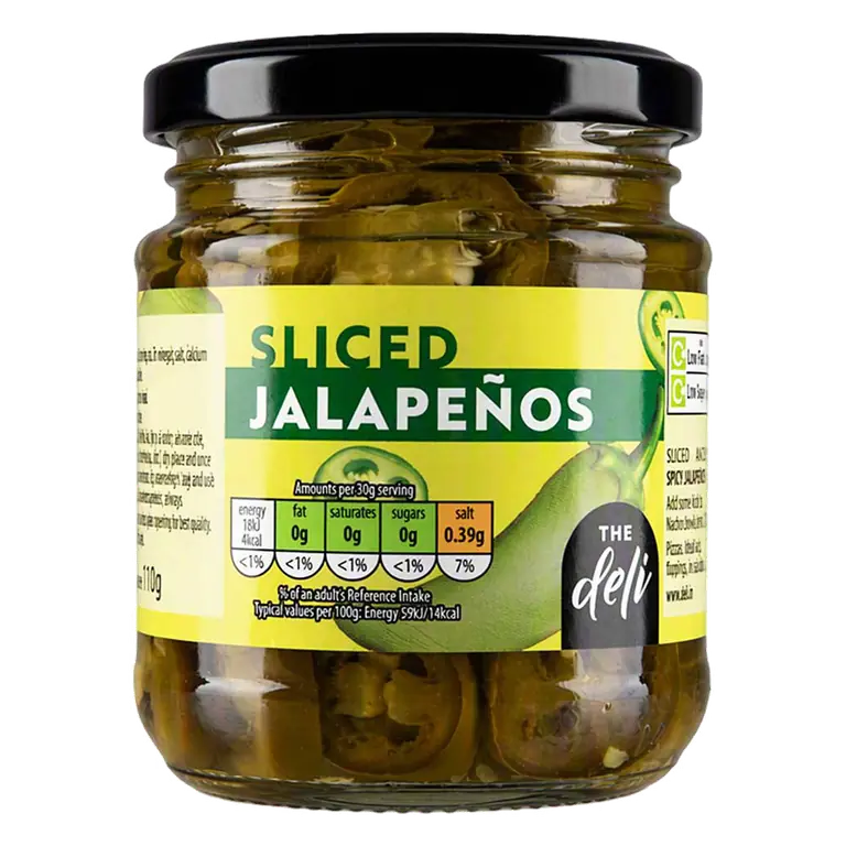 Green Sliced Jalapeños