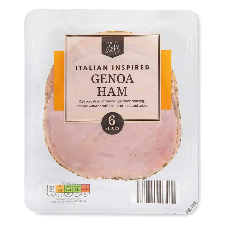 Italian Inspired Genoa Ham 6 Slices