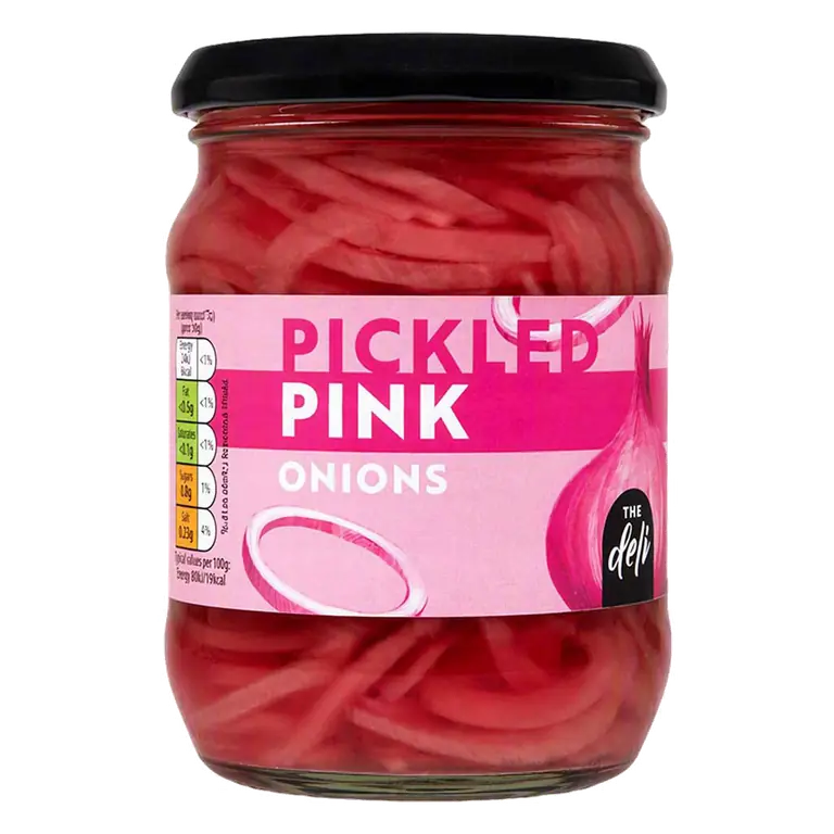 Pickled Pink Onions