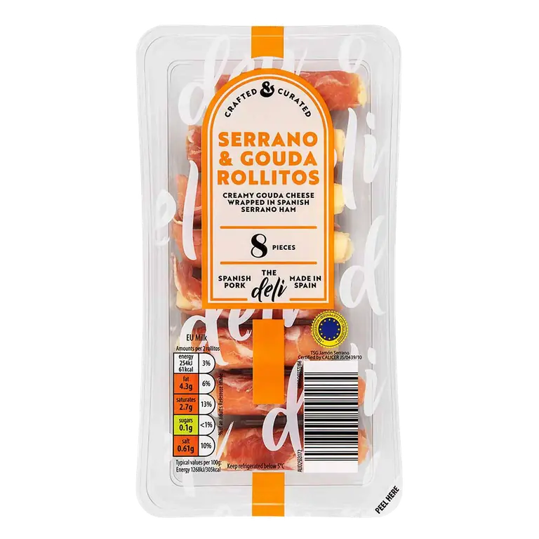 Serrano & Gouda Rollitos 8 Pack