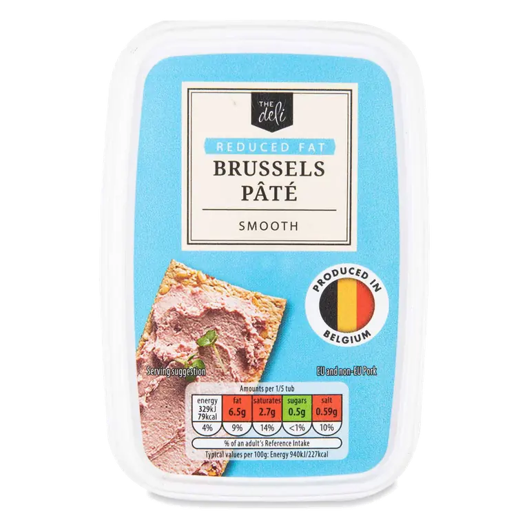 Smooth Reduced Fat Brussels Pâté