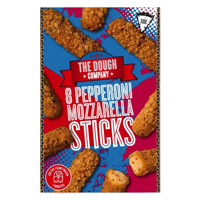 The Dough Company 8 (Approx.) Pepperoni Mozzarella Sticks 200g