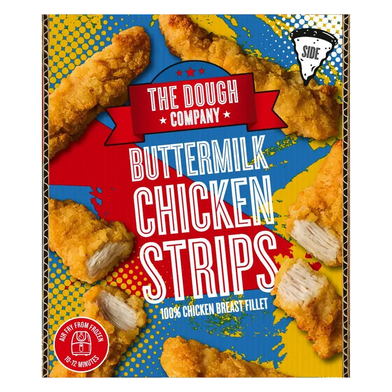 The Dough Company Buttermilk Chicken Strips 250g