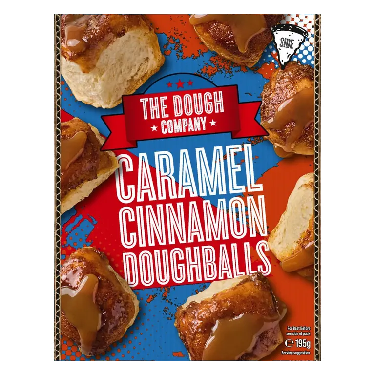 The Dough Company Caramel Cinnamon Doughballs 195g