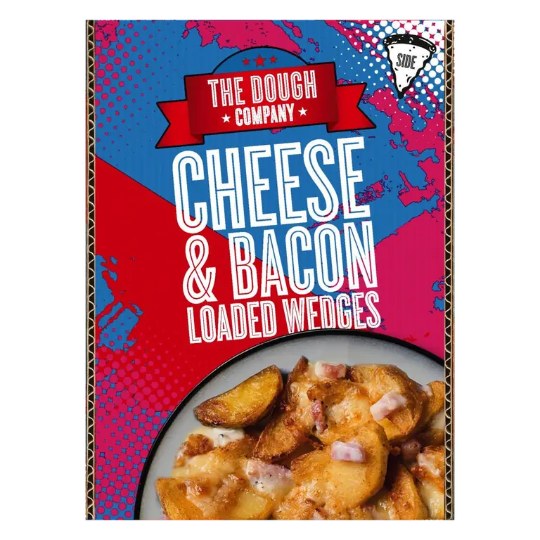 The Dough Company Cheese & Bacon Loaded Wedges 400g