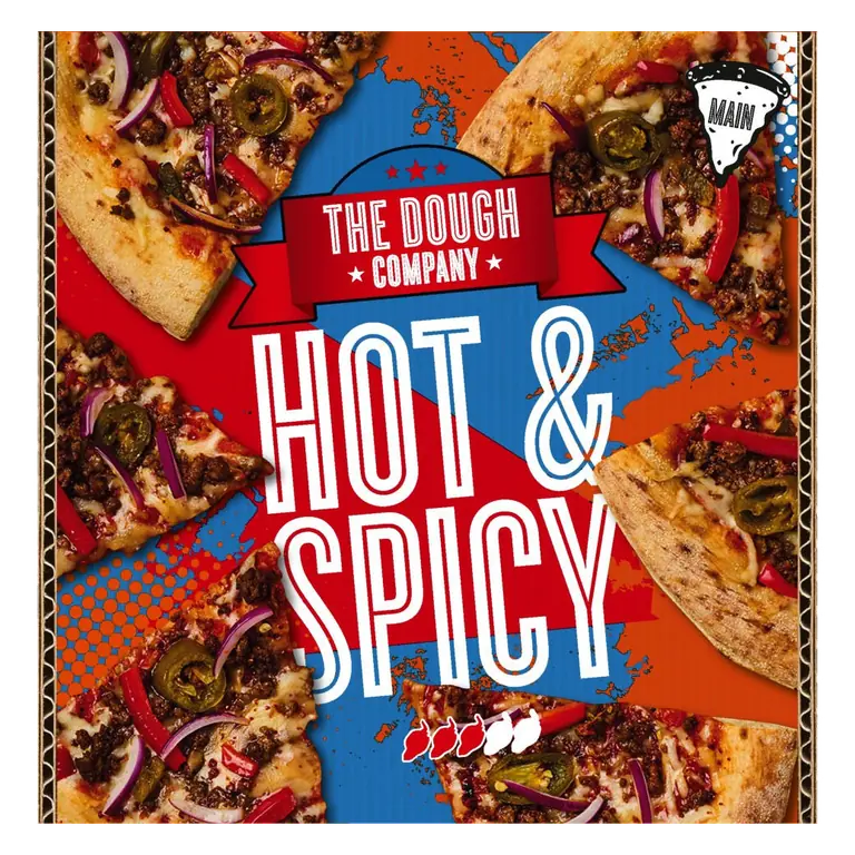 The Dough Company Hot & Spicy Pizza 508g