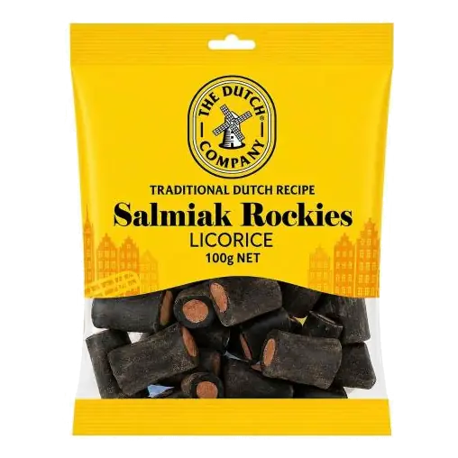 Salmiak Rockies Licorice 20 Pack