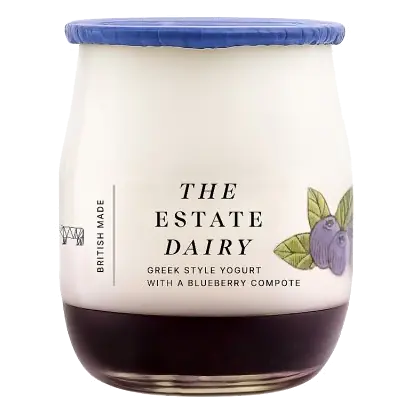 Greek Style Yogurt With Blueberry Compote