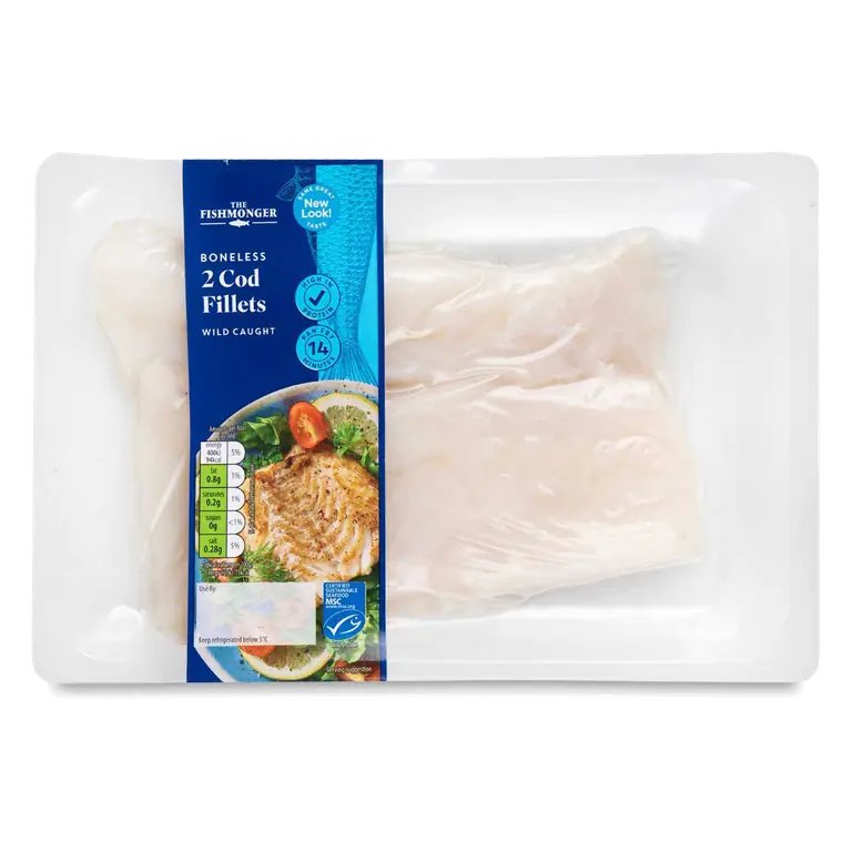 Boneless Cod Fillets 2 Pack