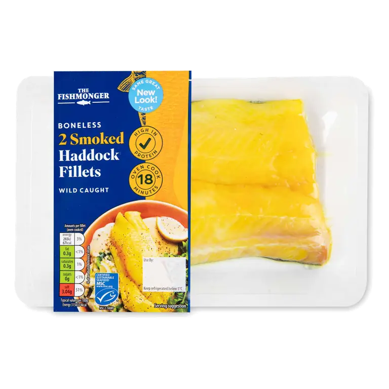 Boneless Smoked Haddock Fillets 2 Pack