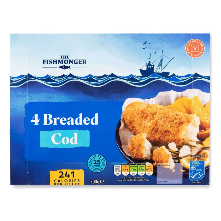 Breaded Cod 4 Pack