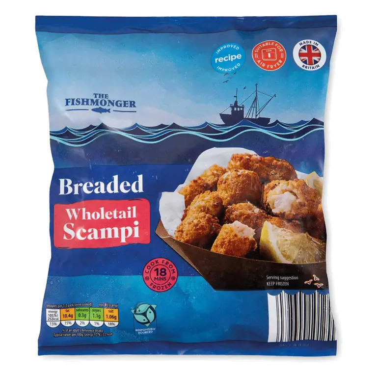 Breaded Wholetail Scampi