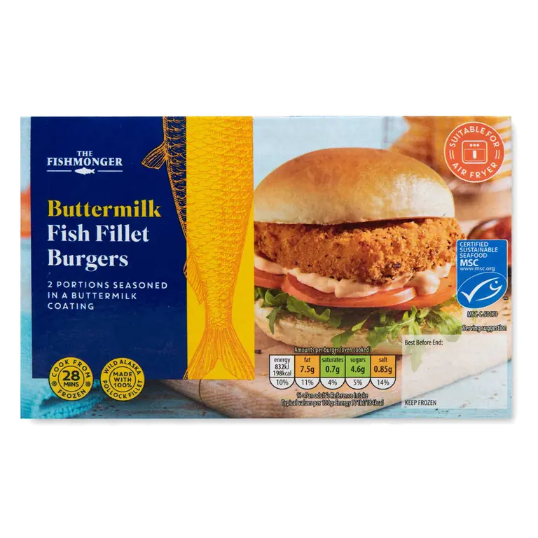 Buttermilk Fish Burgers