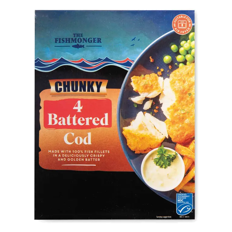Chunky Battered Cod 4 Pack