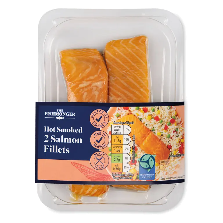 Hot Smoked Salmon Fillets