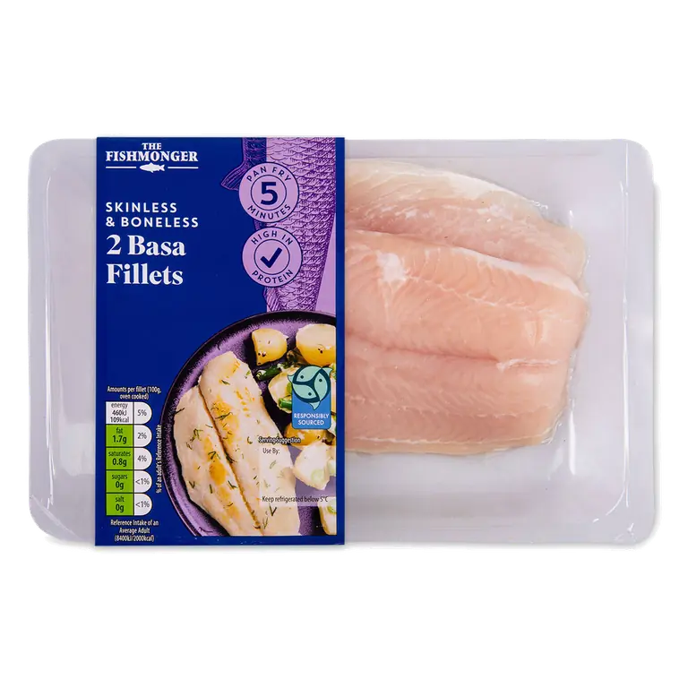 Natural Basa Fillets 2 Pack