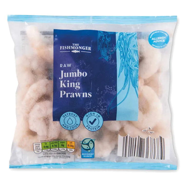Raw Jumbo King Prawns