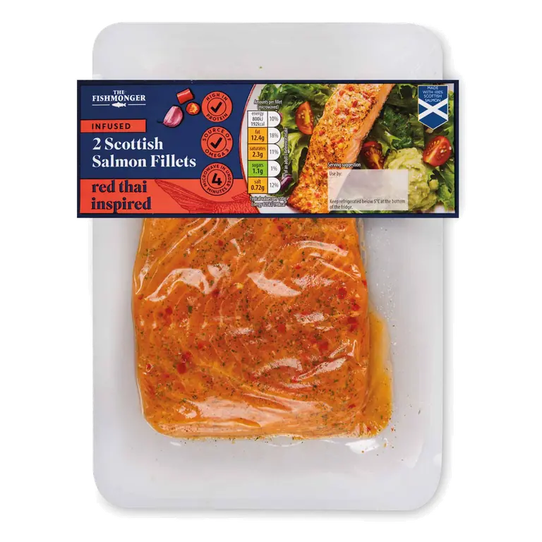Red Thai Infused Salmon Fillets 2 Pack