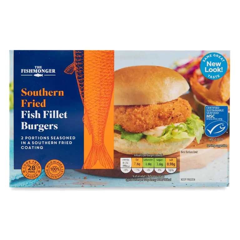 Southern Fried Fish Burgers