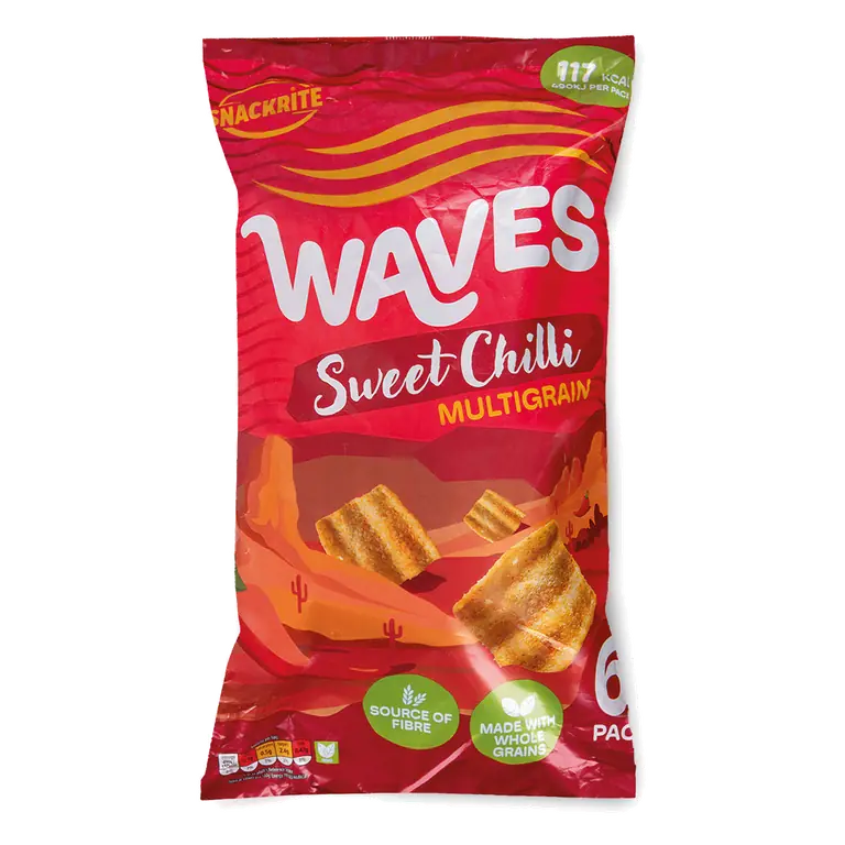 Sweet Chilli Multigrain Waves 6 Pack