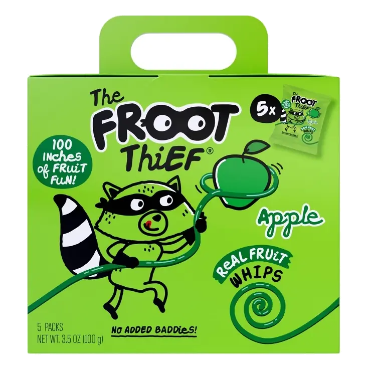 The Froot Thief Apple Fruit Whips Multipack 3.5oz/5ct