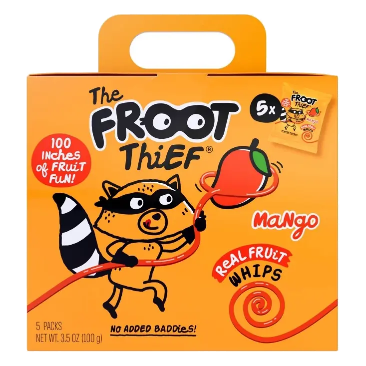 The Froot Thief Mango Fruit Whips Multipack 3.5oz/5ct