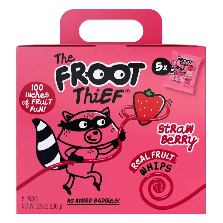 The Froot Thief Strawberry Fruit Whips Multipack 3.5oz/5ct