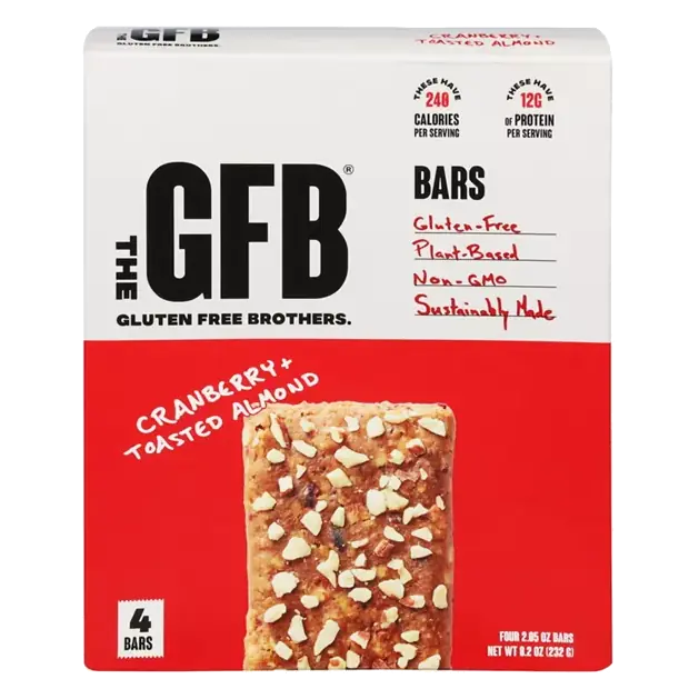 Bars, Cranberry + Toasted Almond